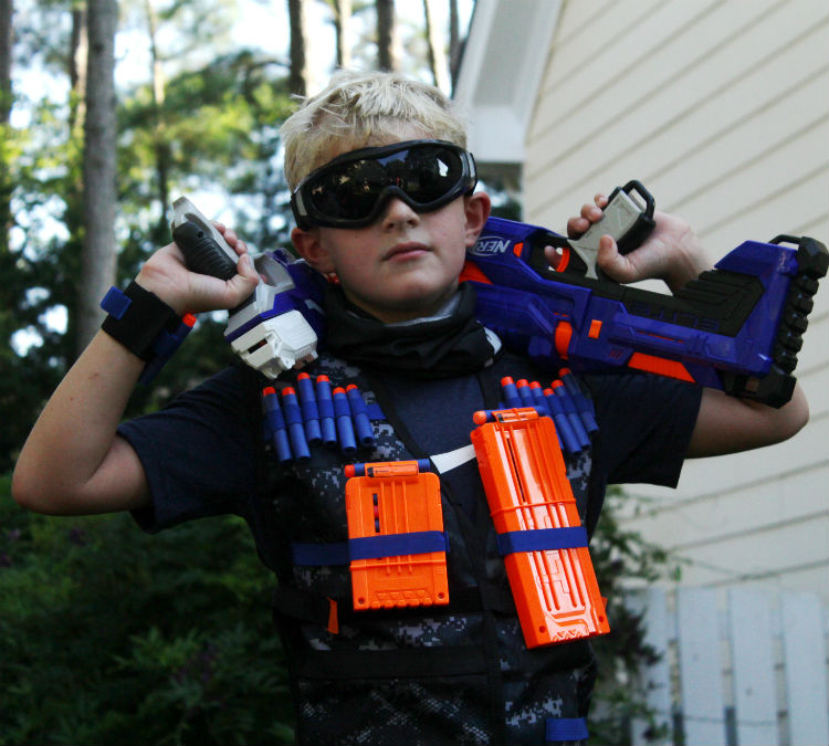 Kid With NERF