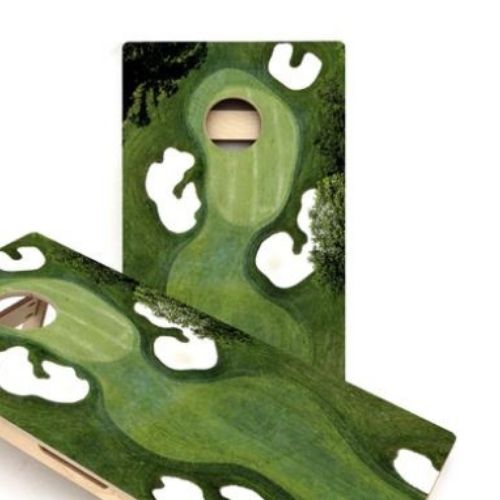 Custom Rec Cornhole Bags (1) Golf Course Cornhole Boards
