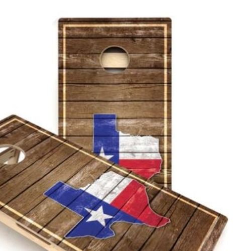 Custom Rec Cornhole Bags (1) Texas State Outline Cornhole Boards